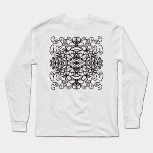 Chinese pattern mandala Long Sleeve T-Shirt